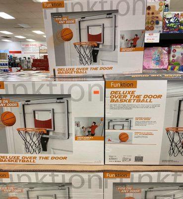 Basketball over the door for kids