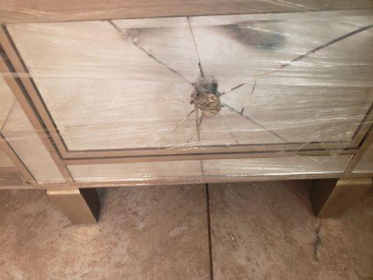 Dresser Damaged