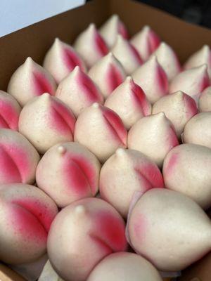 shoutao A longevity peach Bao with red bean filling