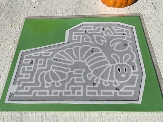 Corn maze map