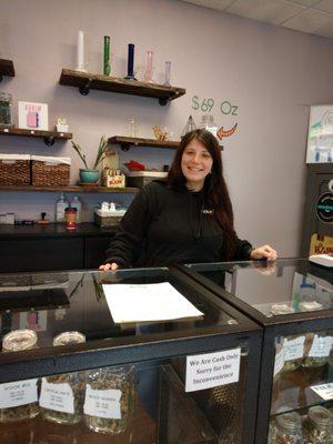 Come down to Roseway Organics and see this fantastic budtender do her thing.