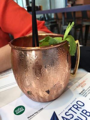 Moscow mule.... Delish