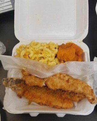 Fried fish platter -- Supporting local businesses while on quarantine!