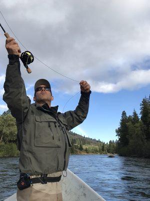 Floating the Yakima on a guided trip with The Avid Angler