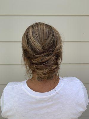 Bridal updo trial