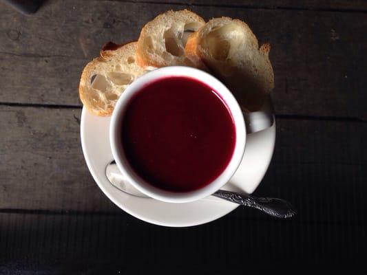 Delicious beet soup