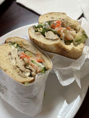 Chicken Vietnamese sandwich