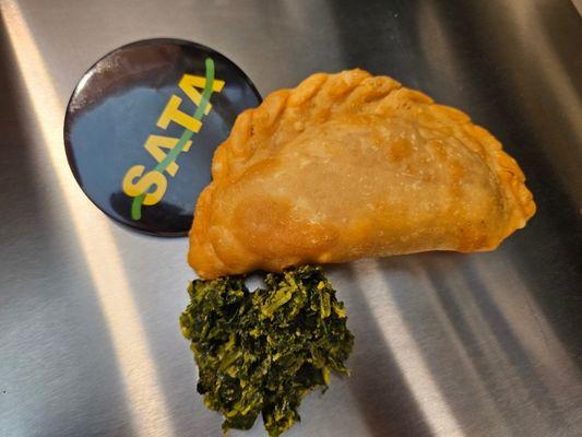 Spinach and Cheese Empanada