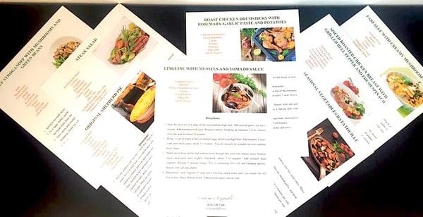 We really appreciate any input by our customers to improve our services. We have renewed our recipe cards. They are clear and detailed!