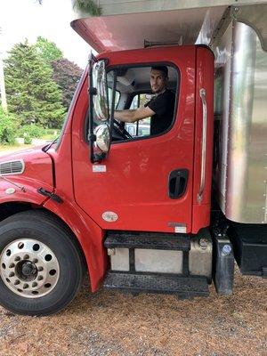 Crew Leader ready to help with all of your moving needs!