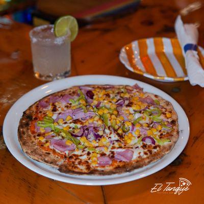 Our Signature El Tanque 56 Pizza