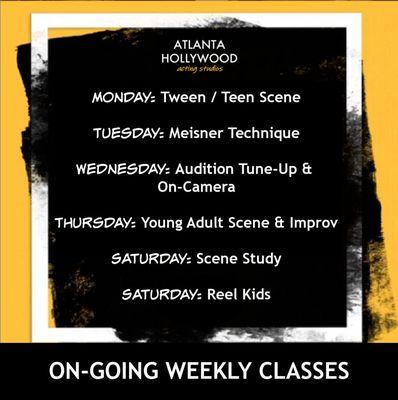 Our classes at Atlanta Hollywood! Our teachers are our secret weapon!