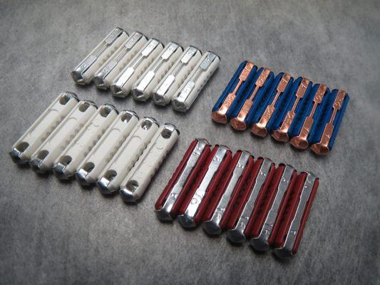 Bullet style fuses for classic Volkswagen, Mercedes, Audi, & Volvo