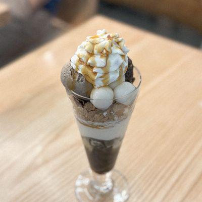 hojicha parfait