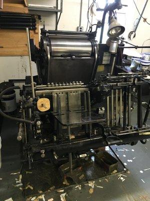 13x18 GT Heidelberg Windmill Letterpress