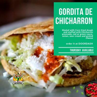 Gordita de chicharron