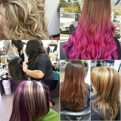 Just some of the work our stylist have done