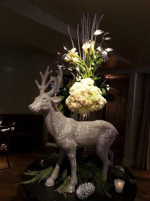 Arrangement for Christmas at Selanne Steak House