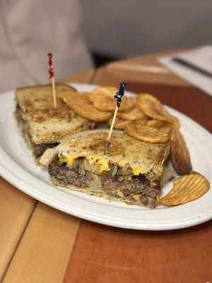 The patty melt was ok at best since the patty was pretty dry