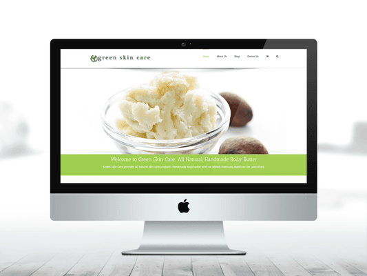 Website Design for Skin Care Business