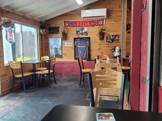 View from table - dining area