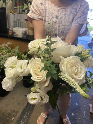 Examples of a bridesmaid bouquet