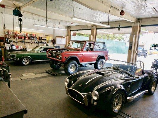 Classics and hot rods.