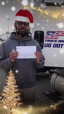 Merry Christmas and Happy New Year from Our Families at SPCDL Truck Driving School to Yours. Thank you for Being Part of Our CDL Training.