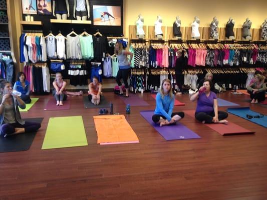 Morning yoga on Sundays at 9:30 am. Great way to start your day and meet the community!