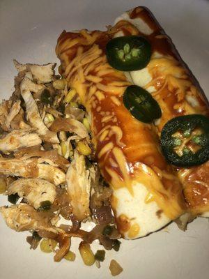 Chicken enchiladas Yum Yum..:)