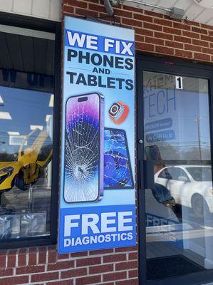 We fix all phones and tablets - and offer free diagnostics!