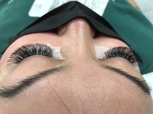 Volume eyelash set