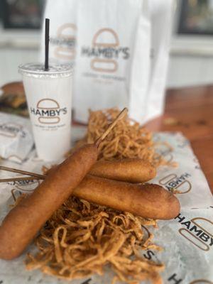 Hand Dipped Corn Dogs