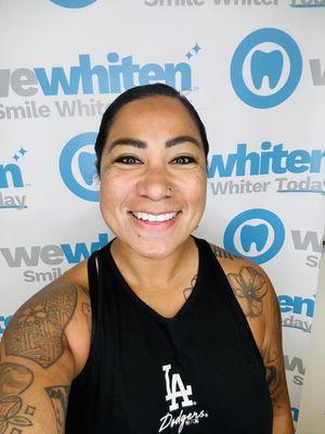 First whitening session-Wedding prep