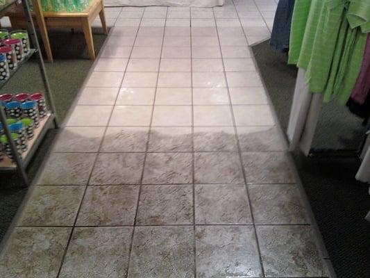 Tile and grout cleaning