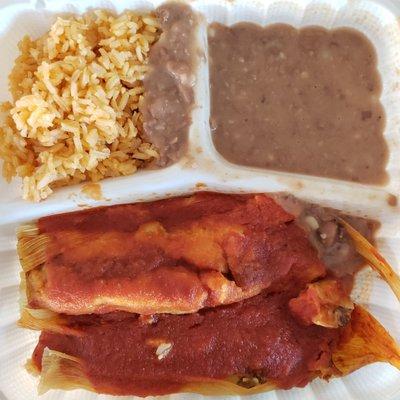 Tamales Plate