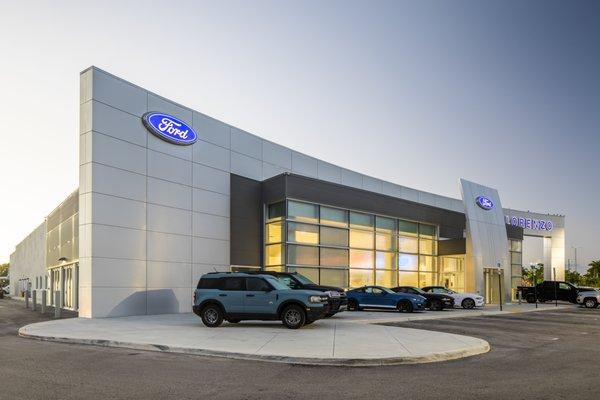 Outside Ford Dealer