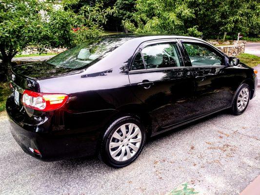 2012 Toyota Corolla. I think I may have never was this car since purchase in 2014. Brian made it look AMAZING.