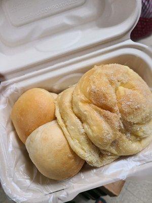 Butter rolls & ensaymadas