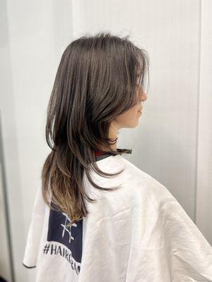 Layer haircut