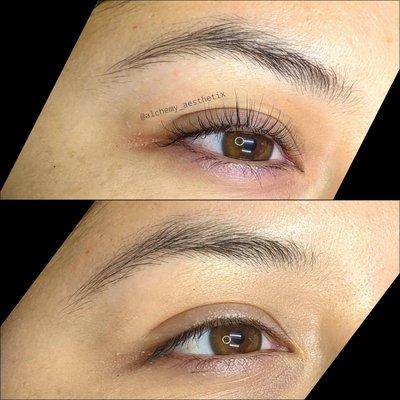 Before//After - Strengthening Lash Lift & Tint