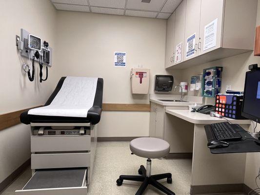 Inside the patient room