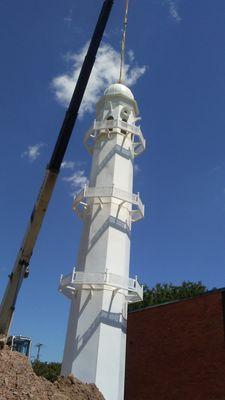 Minaret at Syracuse Mosque !