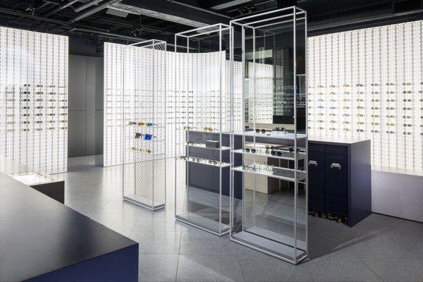 The MYKITA Shop Los Angeles on the ground floor of the Eastern Columbia Building.