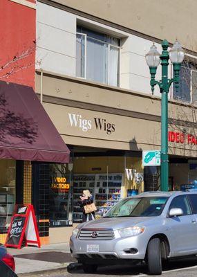 Video rental and Wigs,  Park St x Central Ave