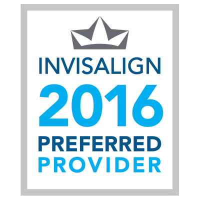 2015, 2016 Invisalign Preferred Provider