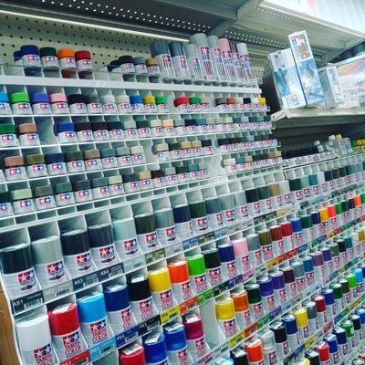 Now in stock mini bottle Tamiya paints! Shop instore or call (213) 663-1400 for info!