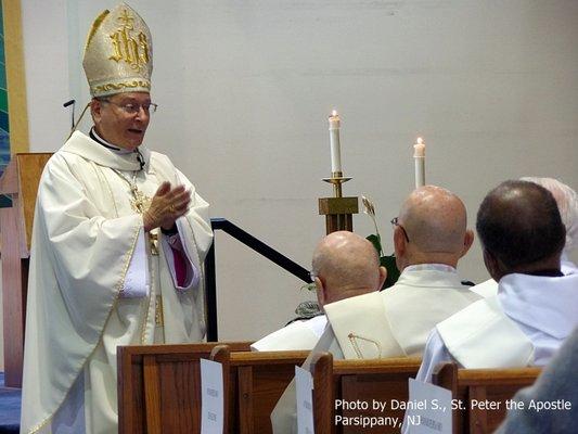 Jubilee Celebration for permanent Deacons Diocese of Paterson, Bishop Serratelli