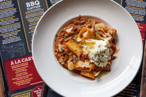 Shirt Rib Rigatoni Pasta