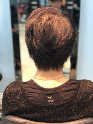 women short hair cut by star salon